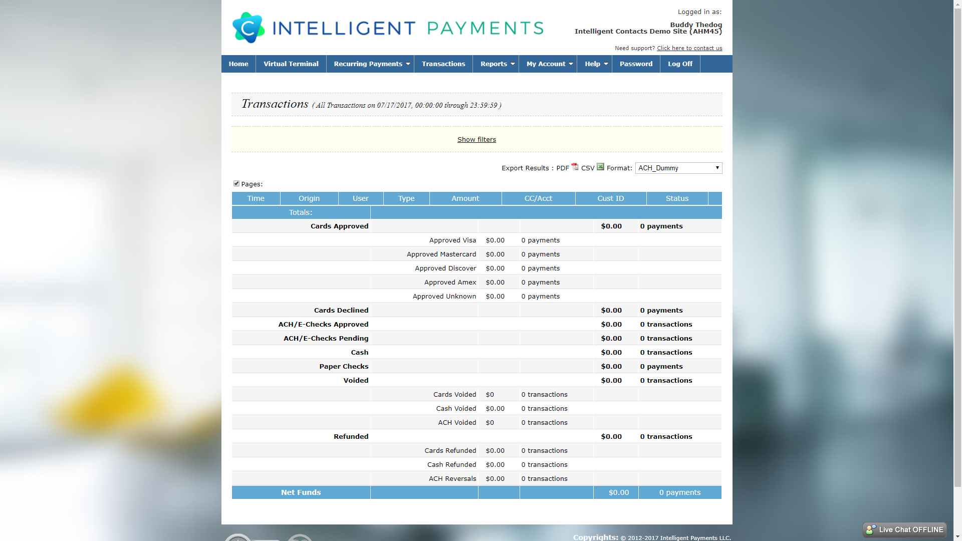 Intelligent Contacts puts a comprehensive payment processing and reporting system at your fingertips.
