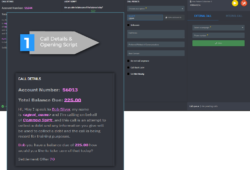 Provide your agents with all the information they need to succeed. Include an opening script to ensure compliance requirements are met.